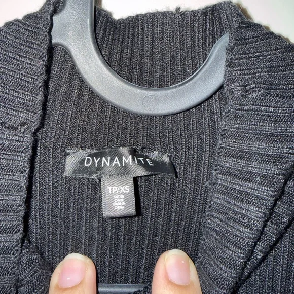 Dynamite black Ribbed Maxi Dress - Picture 4 of 4